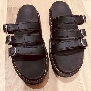 Dr Martens Blaire Leather Slide Sandals (SOLD)